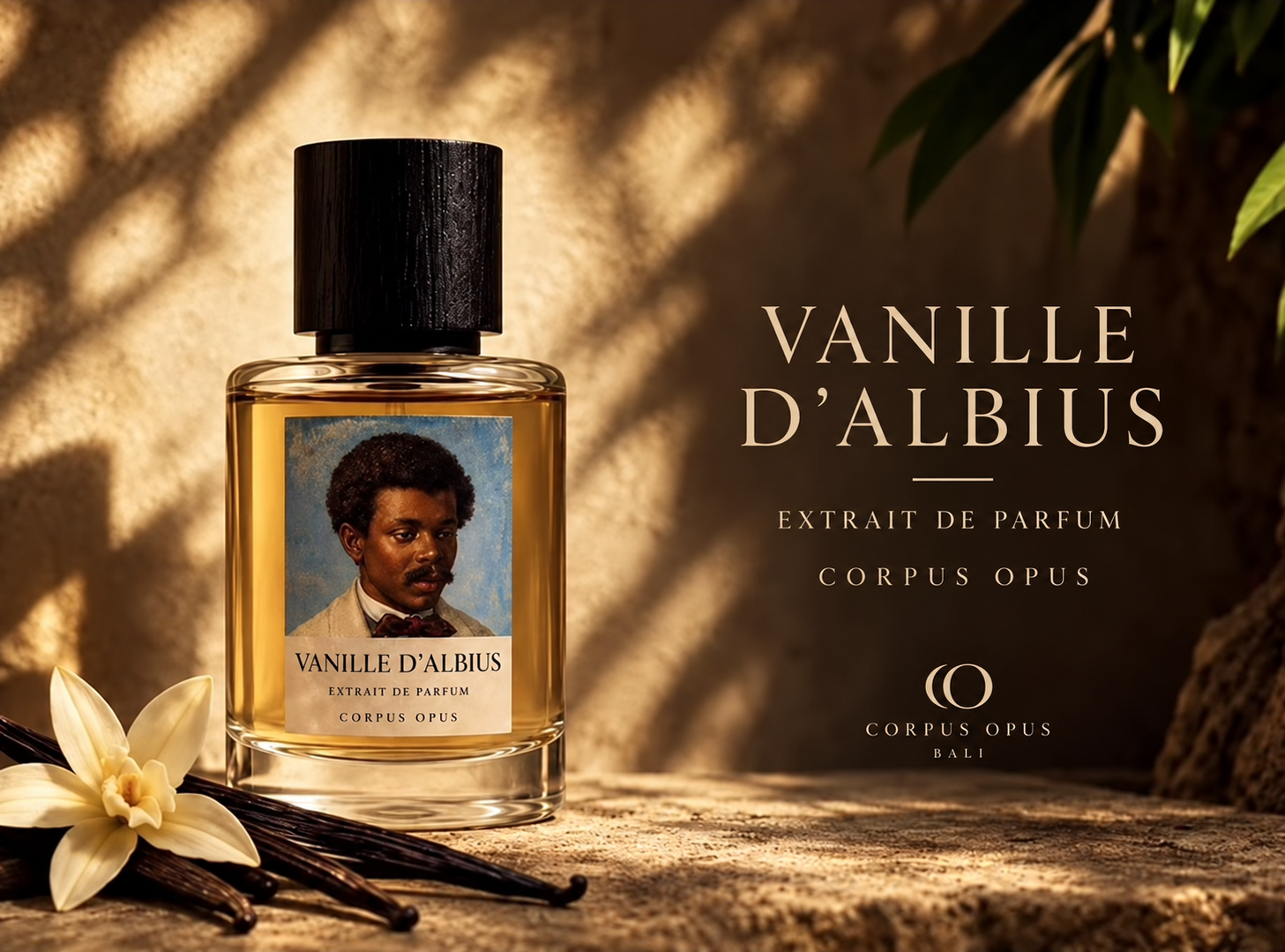 Vanille d’Albius perfume and artwork